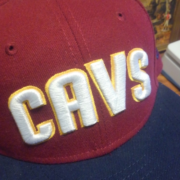 🏀 Cleveland Cavs Snapback Hat New Era Cavaliers - Picture 8 of 11